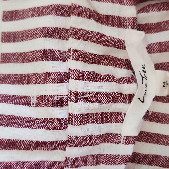 Love Tree Striped Paper Bag Shorts. Size M - Picture 5 of 10